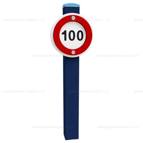 Panneau de circulation Vitesse maximale pour circuits et parcours enfants